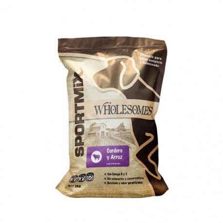 Sportmix Wholesomes Cordero y Arroz Integral - Para Perros-MascotaRocky- Catálogo Pet Markt