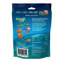 Premios Wholly Fish Digestive Health Salmón-MascotaRocky- Emerald Pet: Premios Dentales p