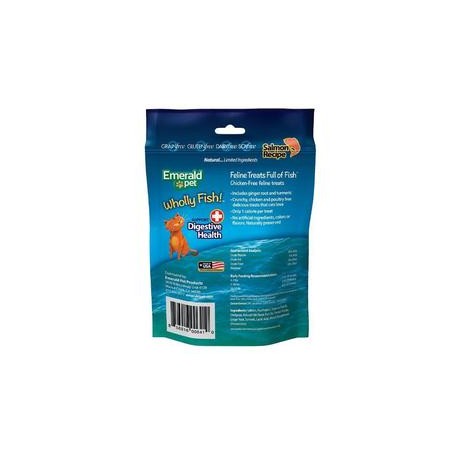 Premios Wholly Fish Digestive Health Salmón-MascotaRocky- Emerald Pet: Premios Dentales p