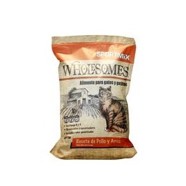 Sportmix Wholesomes Pollo y Arroz - Para Gatos-MascotaRocky- Sportmix Wholesomes